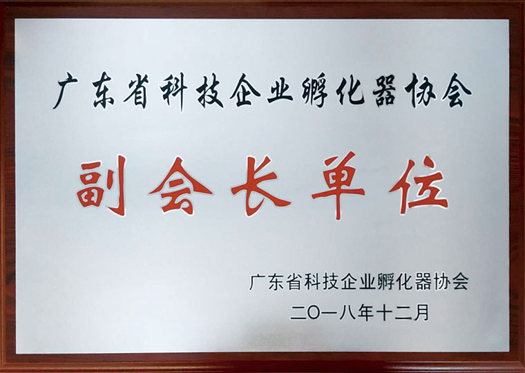 廣東省科技企業(yè)孵化器協(xié)會副會長單位